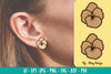 Flower Earring Laser Cut SVG Bundle