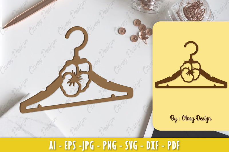 Flower Hanger Laser Cut SVG Bundle 1 - CraftNest - Digital Crafting and Art