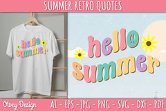 Summer Retro Quotes SVG Bundle - CraftNest - Digital Crafting and Art