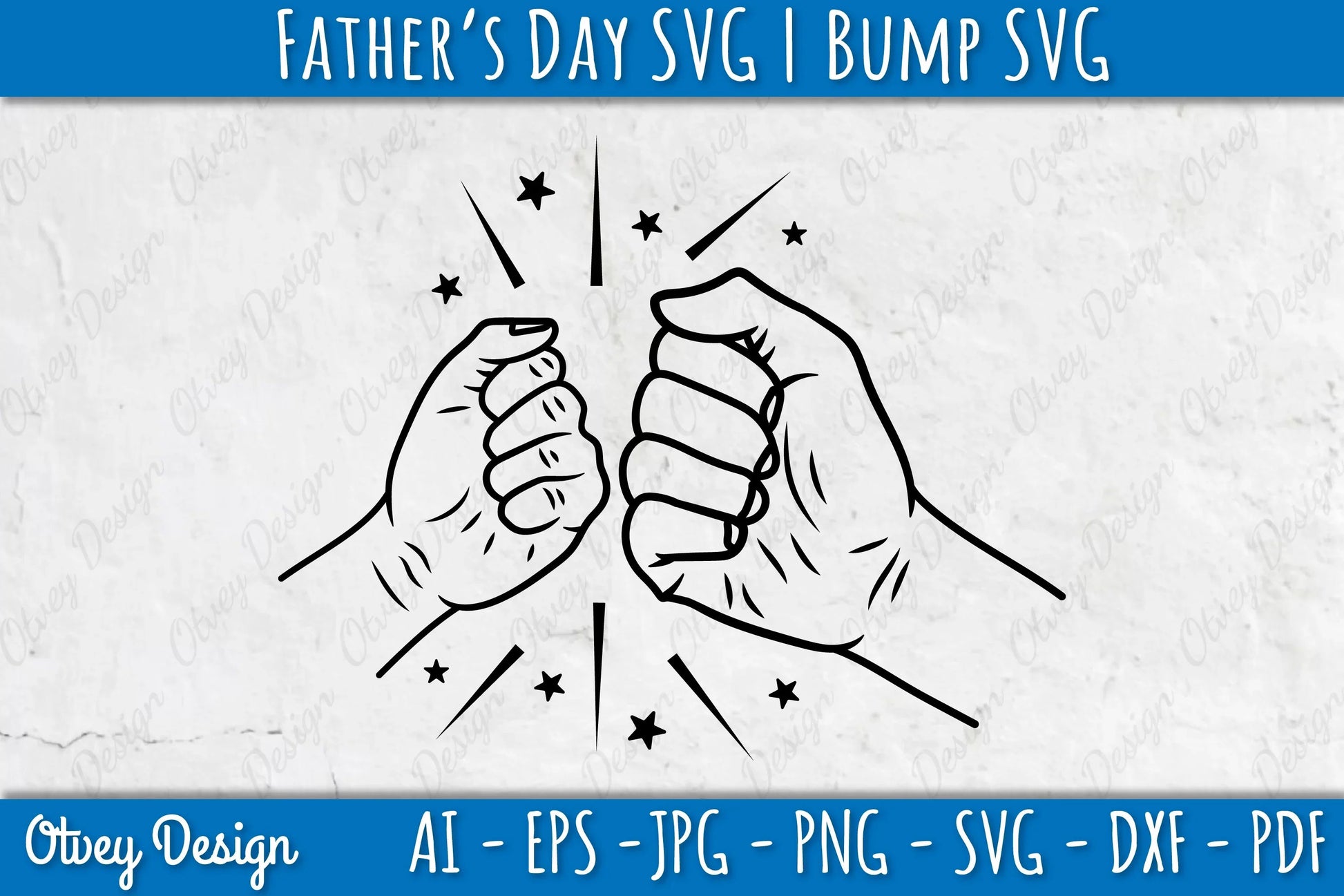 Father's Day Fist Bump SVG Bundle 2 - CraftNest - Digital Crafting and Art