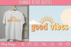 Summer Retro Quotes SVG Bundle - CraftNest - Digital Crafting and Art