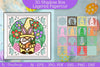 Gnome Easter 3D Shadow Box Layered Papercut SVG Bundle