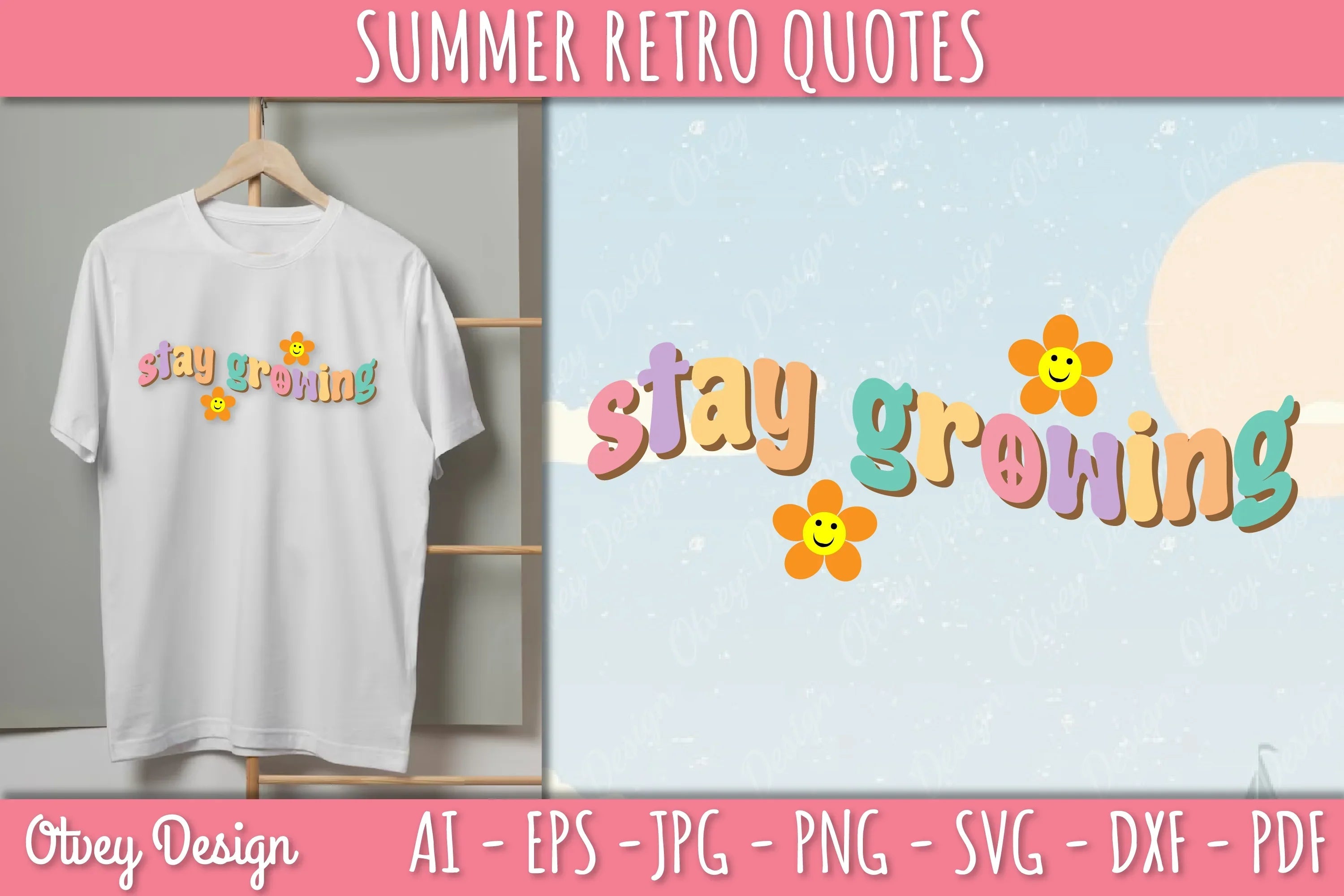 Summer Retro Quotes SVG Bundle - CraftNest - Digital Crafting and Art