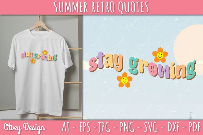 Summer Retro Quotes SVG Bundle - CraftNest - Digital Crafting and Art