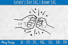 Father's Day Fist Bump SVG Bundle 7 - CraftNest - Digital Crafting and Art