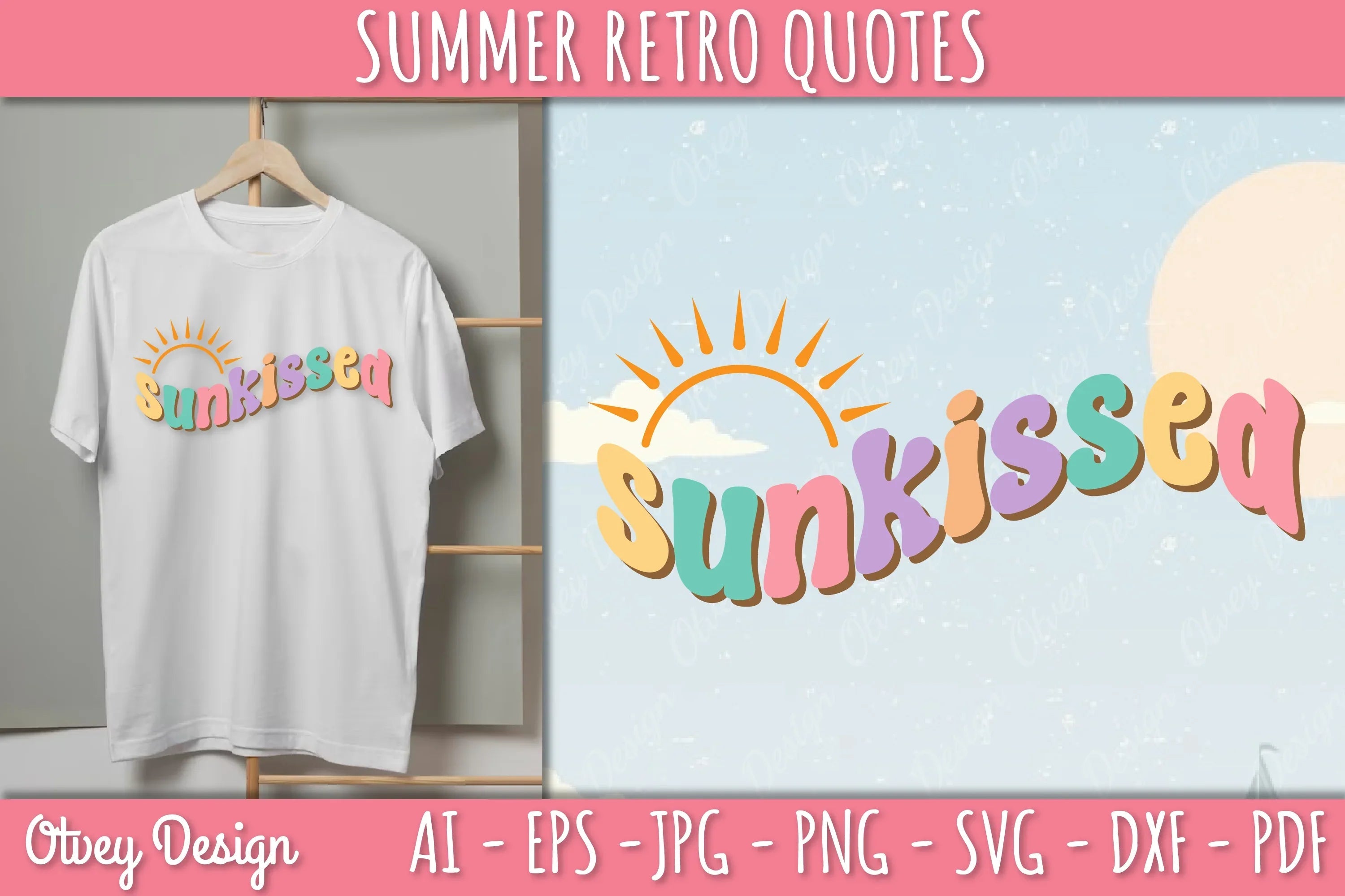 Summer Retro Quotes SVG Bundle - CraftNest - Digital Crafting and Art
