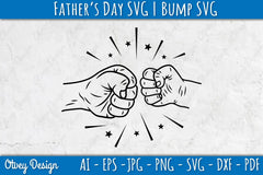 Father's Day Fist Bump SVG Bundle 3 - CraftNest - Digital Crafting and Art