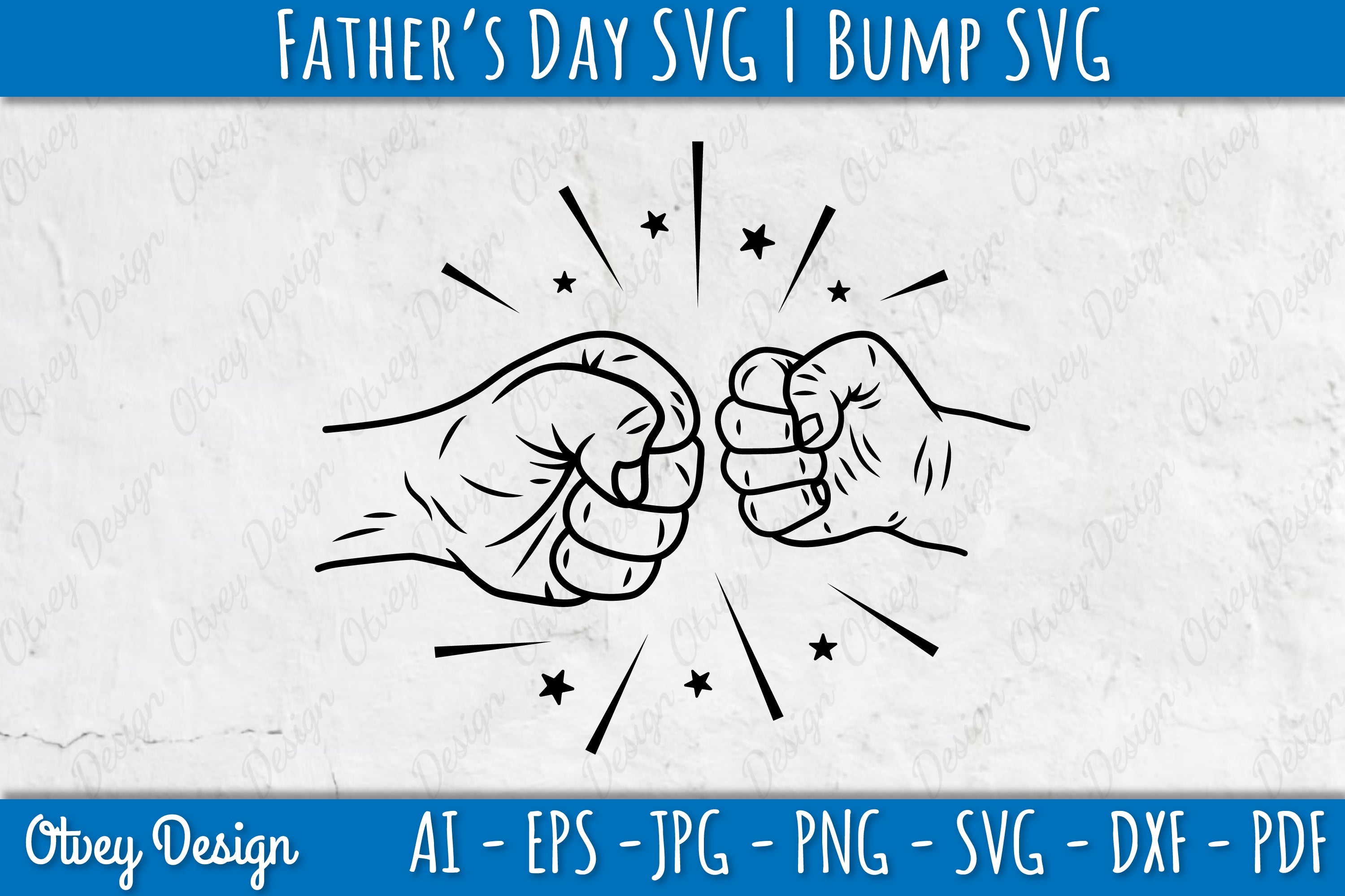 Father's Day Fist Bump SVG Bundle 3 - CraftNest - Digital Crafting and Art