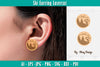 Ski Earring Lassercut SVG Bundle