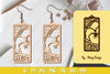 Flower Earring Laser Cut SVG Bundle