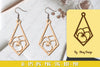 Flower Earring Laser Cut SVG Bundle