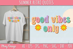 Summer Retro Quotes SVG Bundle - CraftNest - Digital Crafting and Art