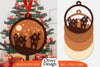 Christmas Scene Ornament Lasercut SVG Bundle