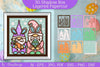 Gnome Easter 3D Shadow Box Layered Papercut SVG Bundle