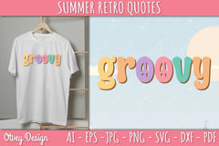 Summer Retro Quotes SVG Bundle - CraftNest - Digital Crafting and Art