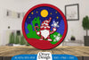 Christmas Gnome 3D Layered Lasercut SVG Bundle