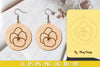 Flower Earring Laser Cut SVG Bundle