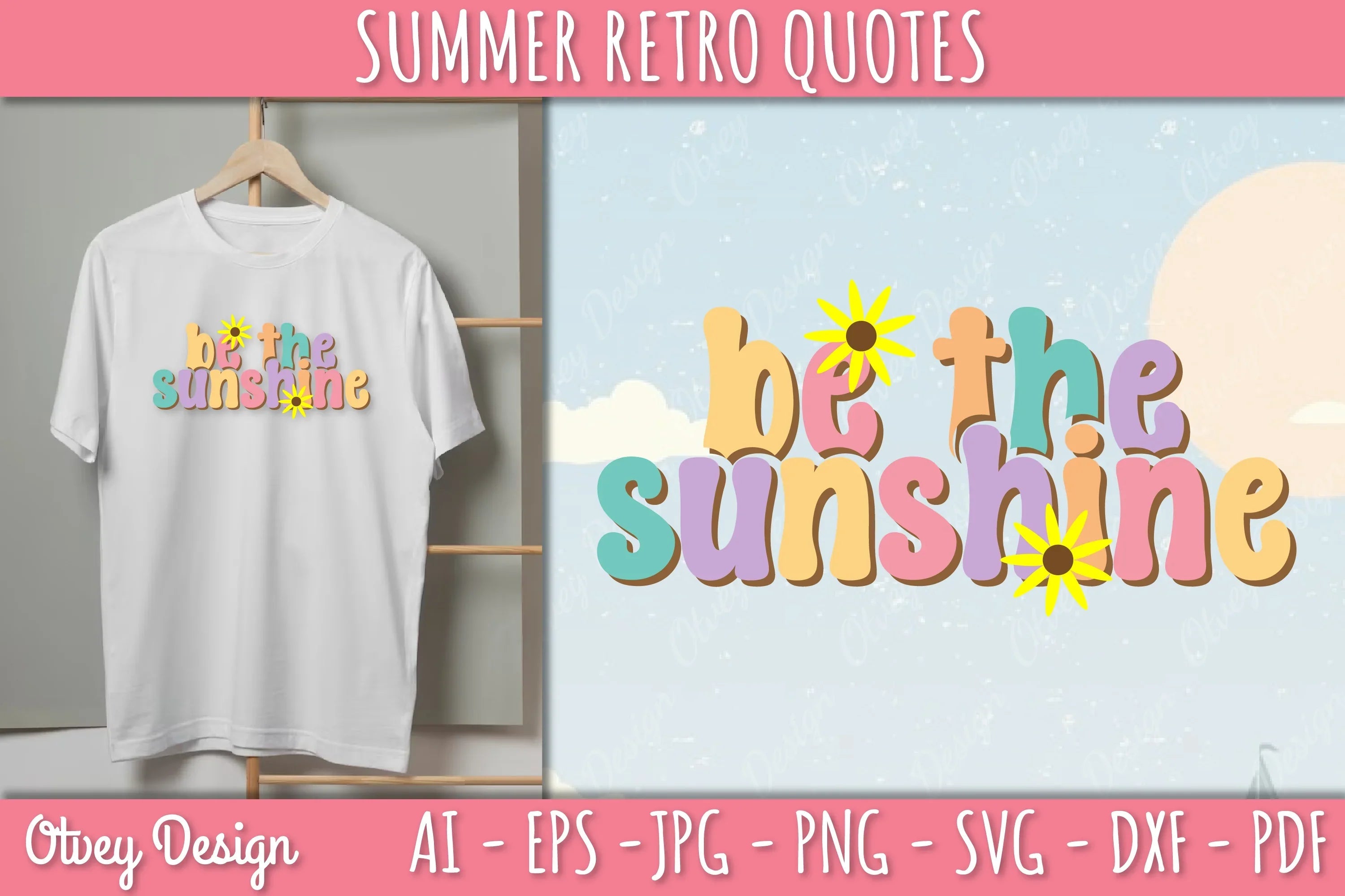 Summer Retro Quotes SVG Bundle - CraftNest - Digital Crafting and Art
