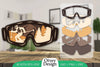 Ski Scene Layered Wall Art SVG Bundle