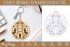 Giraffe Animal Keychain SVG Bundle