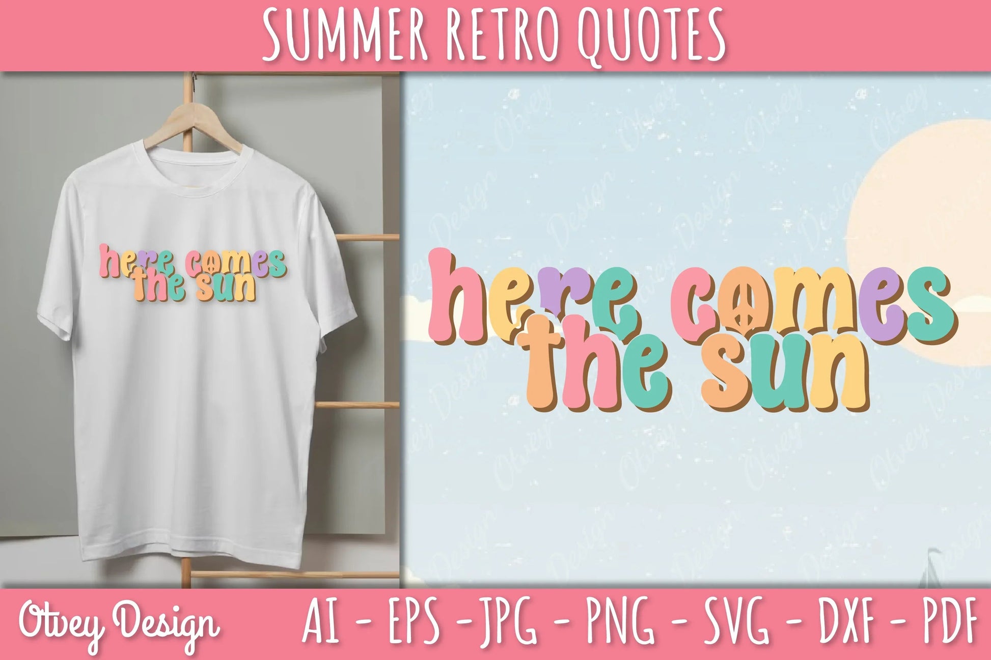 Summer Retro Quotes SVG Bundle - CraftNest - Digital Crafting and Art