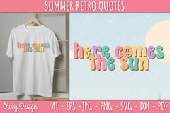 Summer Retro Quotes SVG Bundle - CraftNest - Digital Crafting and Art