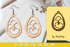 Flower Earring Laser Cut SVG Bundle
