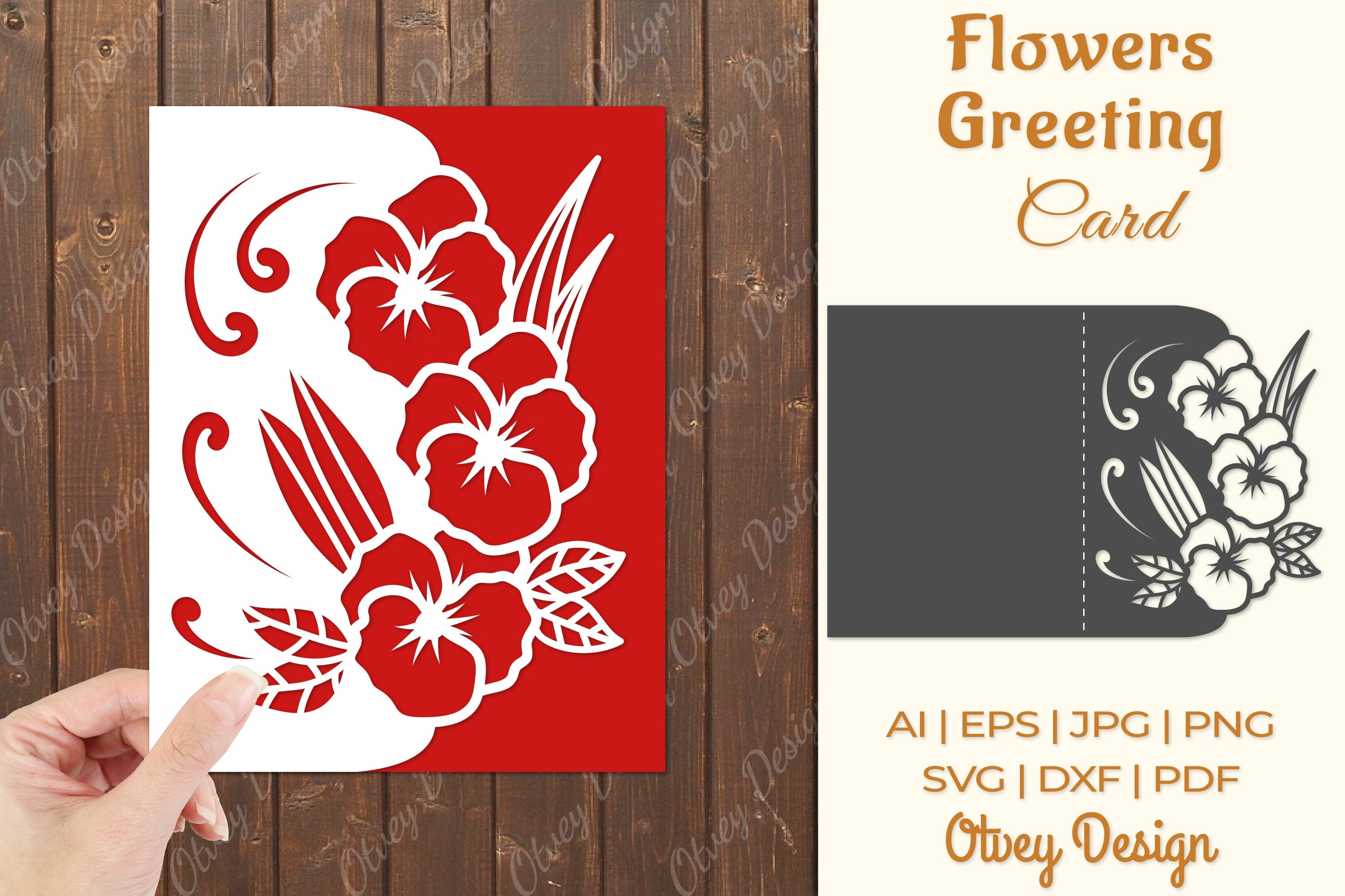 Flowers Card Cover Paper Cut SVG Bundle 1 - CraftNest - Digital Crafting and Art