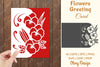 Flowers Card Cover Paper Cut SVG Bundle