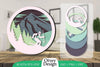 Ski Scene 3D Layered Lasercut SVG Bundle
