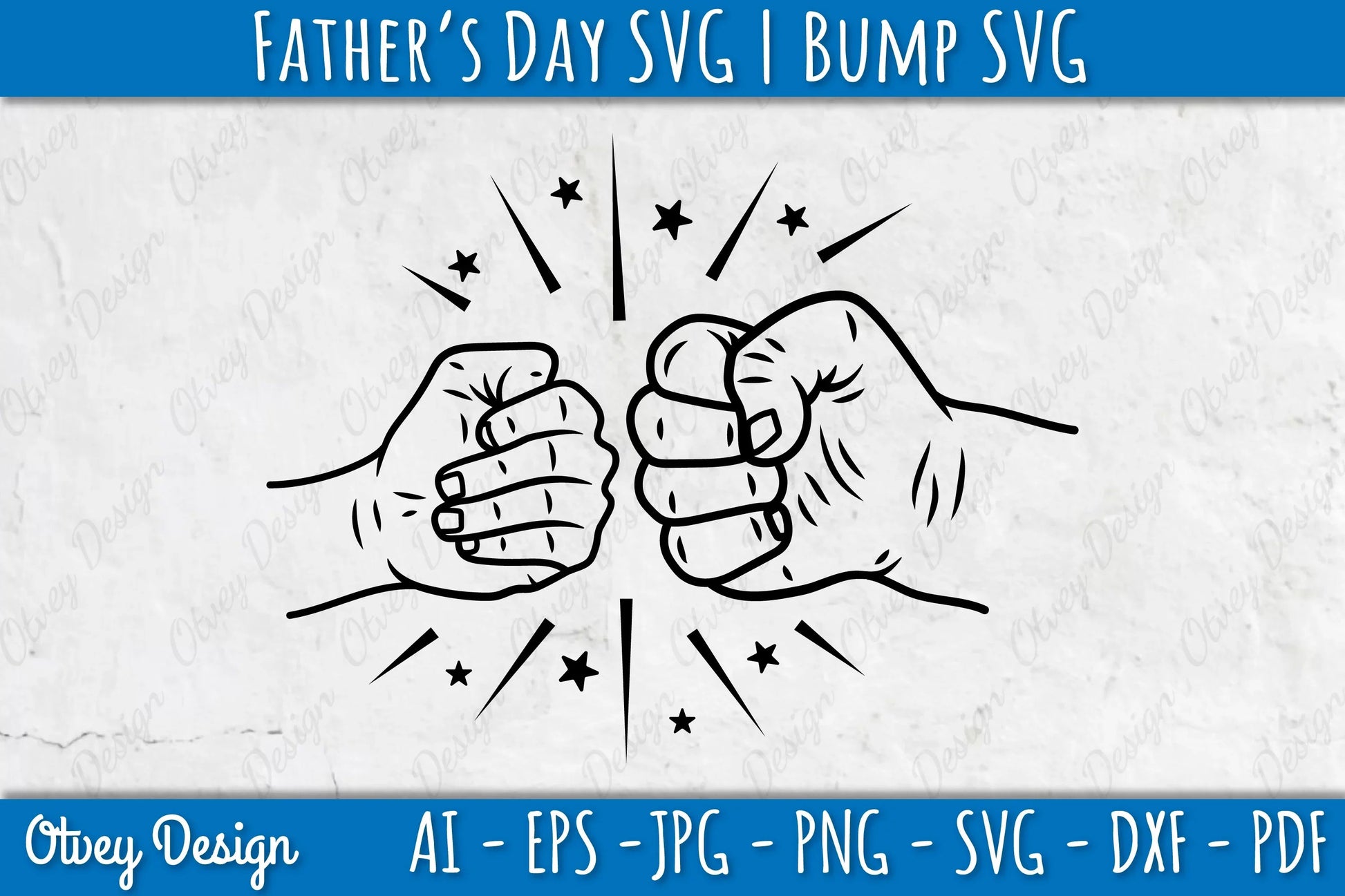 Father's Day Fist Bump SVG Bundle 6 - CraftNest - Digital Crafting and Art