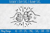 Father's Day Fist Bump SVG Bundle