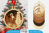 Christmas Snowman Ornament SVG Bundle