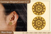 Lasercut Earrings Magnet SVG Bundle