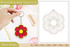 Flower Keychain SVG Bundle