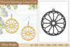Flower Earrings Lasercut SVG Bundle