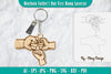 Father's Day Fist Bump Keychain SVG Bundle