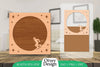 Ski Laser Cut Photo Frame SVG Bundle