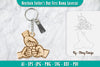 Father's Day Fist Bump Keychain SVG Bundle