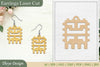 Lasercut Earrings SVG Bundle