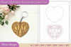 Alphabet Keychain Heart SVG Bundle
