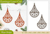 Lasercut Mandala Earrings SVG Bundle