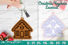 Christmas Keychain Lasercut SVG Bundle - CraftNest - Digital Crafting and Art