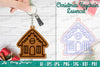 Christmas Keychain Lasercut SVG Bundle