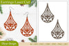 Earrings Lasercut Mandala SVG Bundle