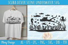 Scuba Diver Underwater World SVG Bundle 8 - CraftNest - Digital Crafting and Art