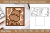 Animals Peeking Layered Lasercut SVG Bundle