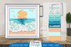 Sea Wave 3D Shadowbox Layered SVG Bundle