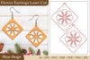 Earrings Lasercut Flower SVG Bundle