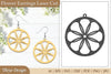 Lasercut Flower Earrings SVG Bundle